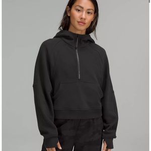 Black scuba half zip with good size xs/s